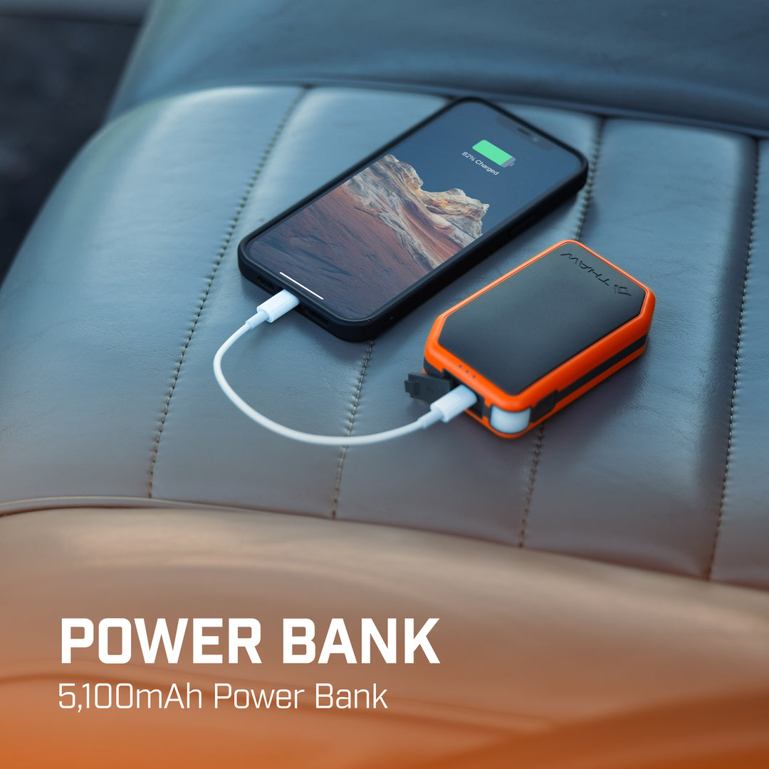 Hand Warmer With Integrated Flashlight 5,100mAh | Rechargeable