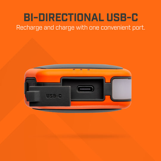Hand Warmer With Integrated Flashlight 5,100mAh | Rechargeable