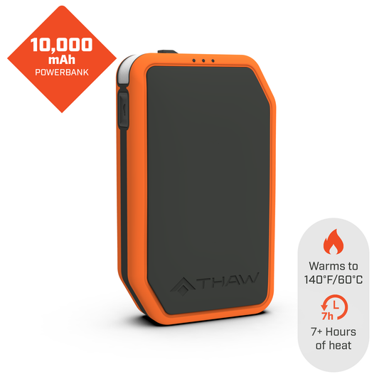 Rechargeable Hand Warmer With Integrated Flashlight 10,000mAh