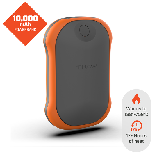 Dual Purpose Power Bank and Large Rechargeable Hand Warmer 10,000mAh