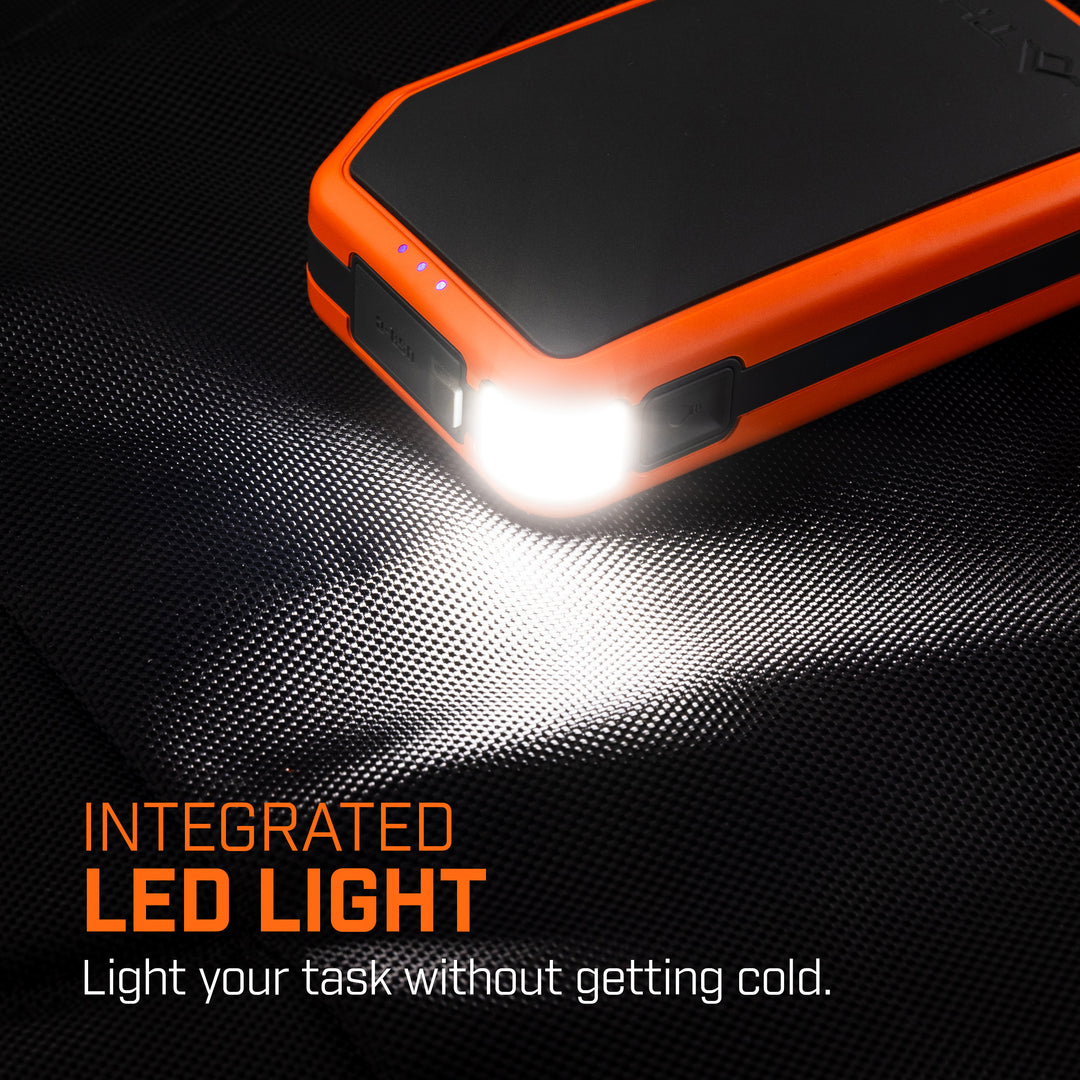 Rechargeable Hand Warmer With Integrated Flashlight 5,000mAh